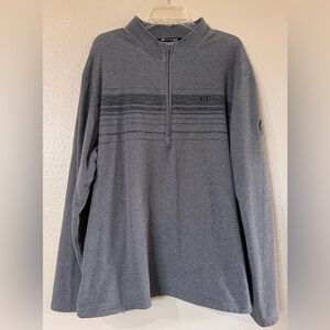 TRAVIS MATHEW XXL Gray Quarter Zip Golf Pullover - Los Serranos Country Club